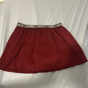 Red tennis skirt size:M